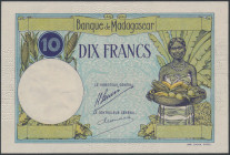 Madagascar, 10 Francs (1937-47) - SPECIMEN Reference: Pick 36
Grade: XF/XF+ 

MADAGASCAR