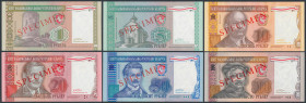 Belarus, FULL SPECIMEN SET 1-100 Rubles 1993 (6pcs) Banknoty zaprojektowane w Niemczech, które nigdy nie zostały wprowadzone do obiegu na Białorusi.
...
