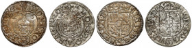 Zygmunt III Waza, Półtoraki Bydgoszcz 1626 i 1627 (2szt) W zestawie 1626 z herbem Półkozic w tarczy owalnej (Z-6, Z4) i 1627 z herbem Półkozic w tarcz...