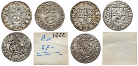 Zygmunt III Waza, Półtoraki Kraków i Bydgoszcz 1616-1622 (3szt) W zestawie rzadka odmiana 1622 z RE zamiast REX na rewersie (Górecki-Dudek 2210 F3). ...