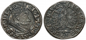 Zygmunt III Waza, Grosz Kraków 1607 - falsyfikat z epoki Bardzo ładny falsyfikat z epoki. Dobrze oddana ikonografia, liternictwo. Tylko jeden drobny b...