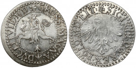 Zygmunt III Waza, Grosz Wilno 1611 - LIT Bardzo ładny stan zachowania. 
 Odmiana legendowa POLO M D LIT / LITVIE. Reference: Ivanauskas 3SV96-20, Kop...