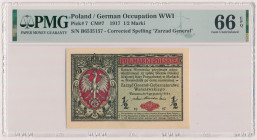 1/2 mkp 1916 Generał Reference: Miłczak 7
Grade: PMG 66 EPQ 

POLAND POLEN POLAND POLEN GERMANY