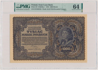 1.000 mkp 1919 - III Serja O (Mił.29e) Reference: Miłczak 29e
Grade: PMG 64 

POLAND POLEN