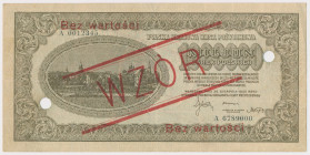1 mln mkp 1923 - 7 cyfr - A - WZÓR - perforacja Reference: Miłczak 37Wc
Grade: VF+ 

POLAND POLEN