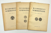 Wiadomości numizmatyczne 1968 - kompletny rocznik Pełny komplet Wiadomości Numizmatycznych z 1968 roku.&nbsp;