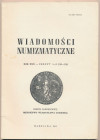 Wiadomości numizmatyczne 1986 z. 1-2 - Mennictwo Władysława Łokietka, Paszkiewicz Zeszyt Wiadomości Numizmatycznych z roku 1986 w całości poświecony m...