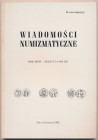 Wiadomości numizmatyczne 1992/3-4
