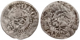 Siemowit IV, Trzeciak Płock bez daty (1381-1426) - rzadki Rzadka moneta z terenów Mazowsza. Emisja, o której Stronczyński pisał tak: 'pieniążki tego S...