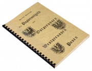 Das Papiernotgeld von Ostpreussen, Westpreussen und Posen, H. Schoenawa wydanie 1989, Werlaburgdorf 127 stron format 20.5 x 29.5 cm oprawa kartonowa, ...