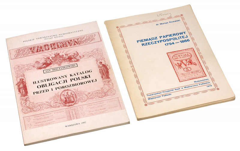 Katalog Obligacji Polski 1782-1918, Moczydłowski i Pieniądz papierowy RP 1794-18...