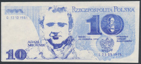 Solidarność, 10 złotych 1976 Adam Michnik Pozycje tego typu szerzej omówione na naszym blogu&nbsp; tutaj 

Grade: UNC/AU