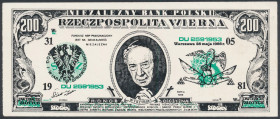 Solidarność, Rzeczpospolita WIERNA - Stefan Wyszyński Pozycje tego typu szerzej omówione na naszym blogu&nbsp; tutaj 

Grade: UNC/AU