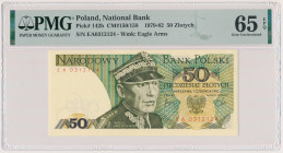 50 złotych 1982 - EA Reference: Miłczak 158
Grade: PMG 65 EPQ