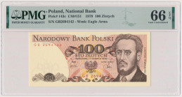 100 złotych 1979 - GB Reference: Miłczak 151
Grade: PMG 66 EPQ