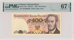 100 złotych 1979 - GK Reference: Miłczak 151
Grade: PMG 67 EPQ