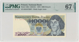 1.000 złotych 1979 - BS Reference: Miłczak 154
Grade: PMG 67 EPQ