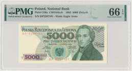 5.000 złotych 1982 - DP Reference: Miłczak 164b
Grade: PMG 66 EPQ