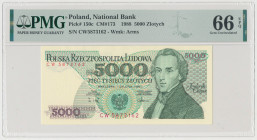 5.000 złotych 1988 - CW Reference: Miłczak 173
Grade: PMG 66 EPQ