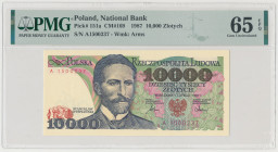 10.000 złotych 1987 - A Reference: Miłczak 169
Grade: PMG 65 EPQ