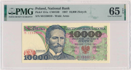 10.000 złotych 1987 - M Reference: Miłczak 169
Grade: PMG 65 EPQ