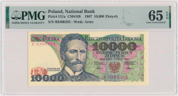 10.000 złotych 1987 - R Reference: Miłczak 169
Grade: PMG 65 EPQ
