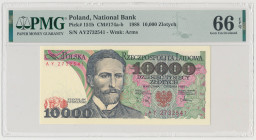 10.000 złotych 1988 - AY Reference: Miłczak 174b
Grade: PMG 66 EPQ