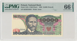10.000 złotych 1988 - BZ Reference: Miłczak 174b
Grade: PMG 66 EPQ