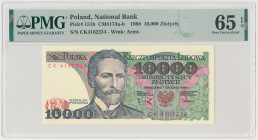 10.000 złotych 1988 - CK Reference: Miłczak 174b
Grade: PMG 65 EPQ