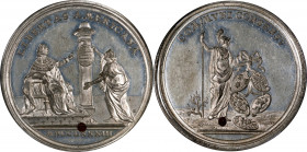 1783 Peace of Versailles "Libertas Americana" Medal. Betts-608. Tin, with Copper Scavenger. MS-61 (PCGS).
Another example of this important medal, co...