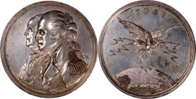 "1783" (post-1807) Washington/Franklin Peace of 1783 Medal. Betts-617, Julian CM-5, Musante GW-92, Baker-58, Greenslet GM-82. Silver. Specimen-63 (PCG...