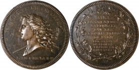 France. 1792 Lyon Convention Medal. By Galle. Maz-318. Metal de Cloche. Specimen-64 (PCGS).
An exceptionally nice example of this popular French meda...