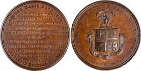1883 Maris Family Bicentennial Medal. Julian CM-27. Bronze. MS-63 (PCGS).
38 mm. Medals of this type, commissioned by Dr. Edward Maris, were struck i...