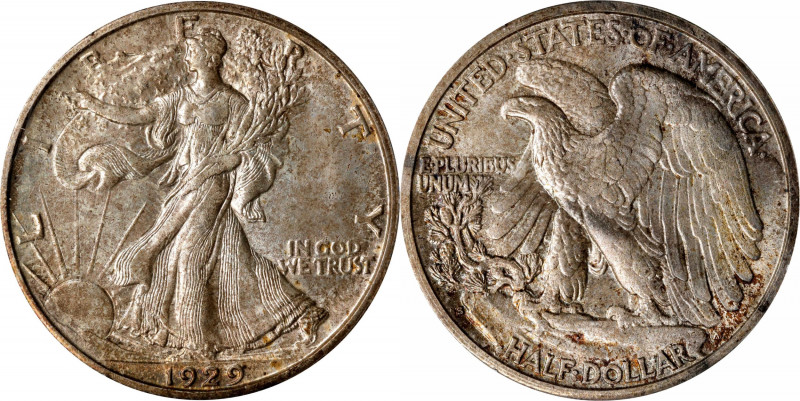 1929-S Walking Liberty Half Dollar. MS-64 (PCGS). OGH--First Generation.
Gently...