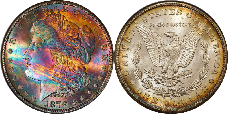 1879-S Morgan Silver Dollar. MS-65 (NGC). CAC--Gold Label. OH.
One for the toni...