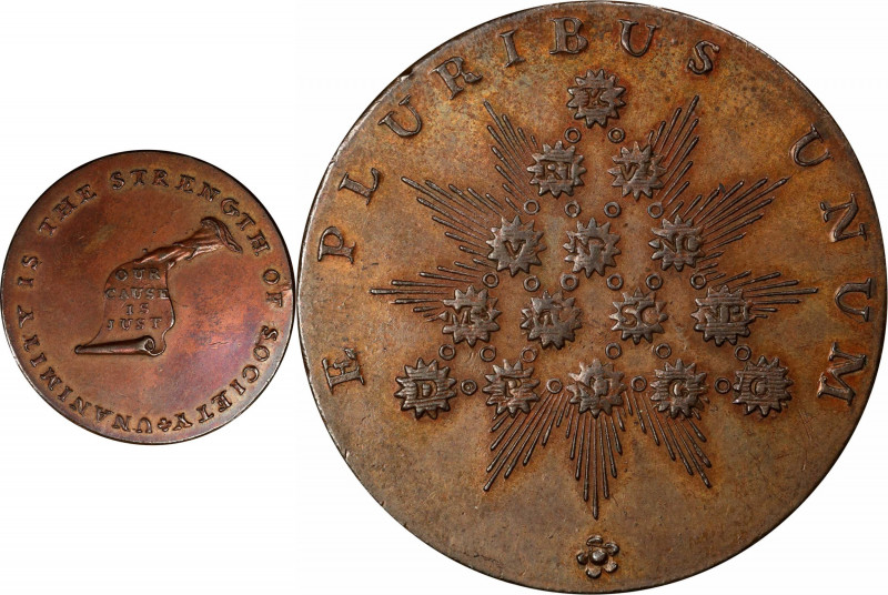 Undated (ca. 1793-1795) Kentucky Token. W-8810. Rarity-5. Copper. LANCASTER Edge...