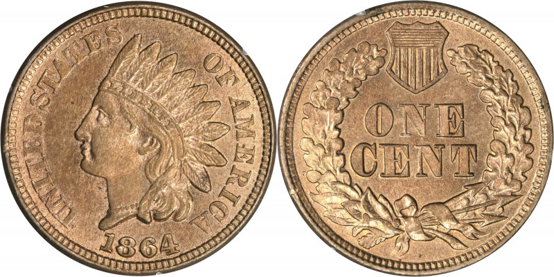 1864 Indian Cent. Copper-Nickel. MS-63 (PCGS). OGH--First Generation.
PCGS# 207...