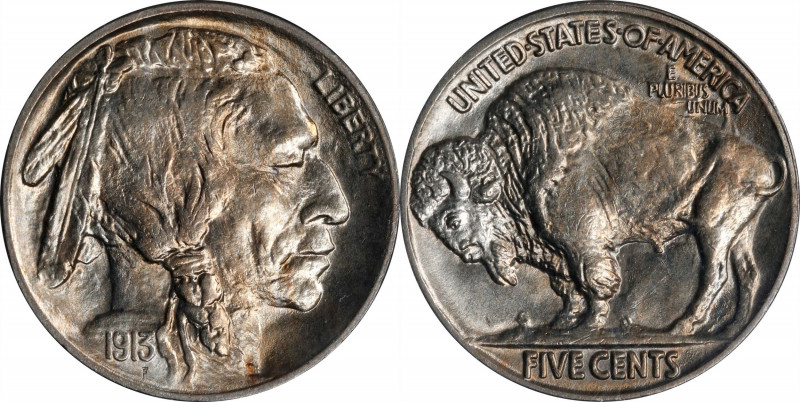 1913 Buffalo Nickel. Type II. MS-64 (PCGS). OGH--First Generation.
PCGS# 3921. ...