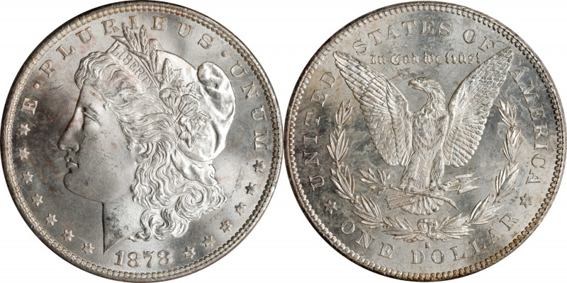 1878-S Morgan Silver Dollar. MS-64 (PCGS). OGH--First Generation.
PCGS# 7082. N...