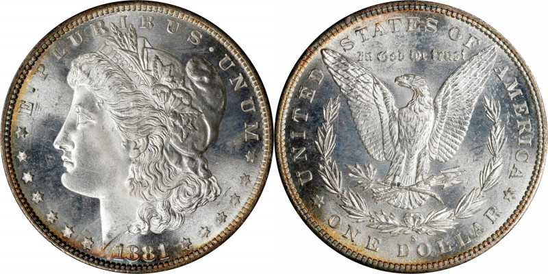 1881-S Morgan Silver Dollar. MS-66 (PCGS). OGH--First Generation.
PCGS# 7130. N...