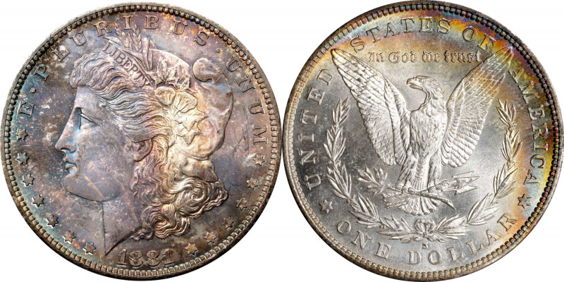 1881-S Morgan Silver Dollar. MS-65 (PCGS). CAC. OGH--First Generation.
PCGS# 71...