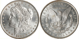 1882-CC Morgan Silver Dollar. MS-63 (PCGS). OGH--First Generation.
PCGS# 7134. NGC ID: 254B.