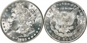 1883-CC GSA Morgan Silver Dollar. MS-65 (NGC).
The original box and card are not included.
PCGS# 518869. NGC ID: 254H.