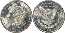 1883-CC GSA Morgan Silver Dollar. MS-64 PL (NGC).
The original box and card are not included.
PCGS# 518870. NGC ID: 254H.