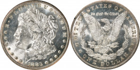 1883-CC GSA Morgan Silver Dollar. MS-63 (NGC).
The original box and card are not included.
PCGS# 518869. NGC ID: 254H.