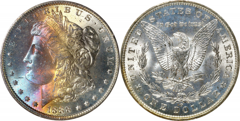 1888-O Morgan Silver Dollar. MS-64 (PCGS). OGH--First Generation.
PCGS# 7184. N...