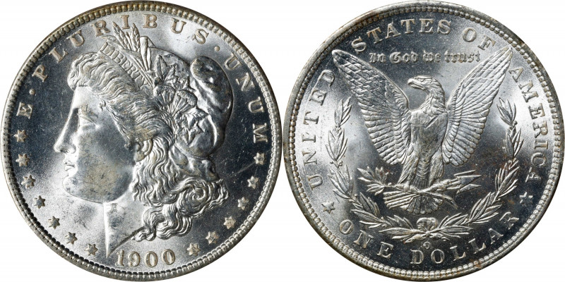 1900-O/CC Morgan Silver Dollar. Top 100 Variety. MS-63 (PCGS). OGH--First Genera...