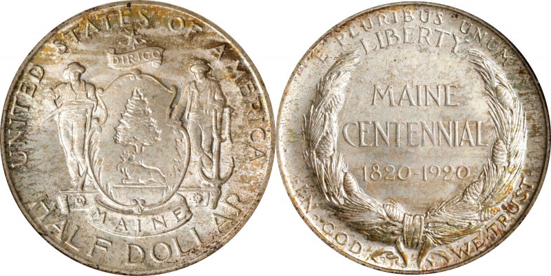 1920 Maine Centennial. MS-66 (NGC). CAC.
PCGS# 9326. NGC ID: BYGY.