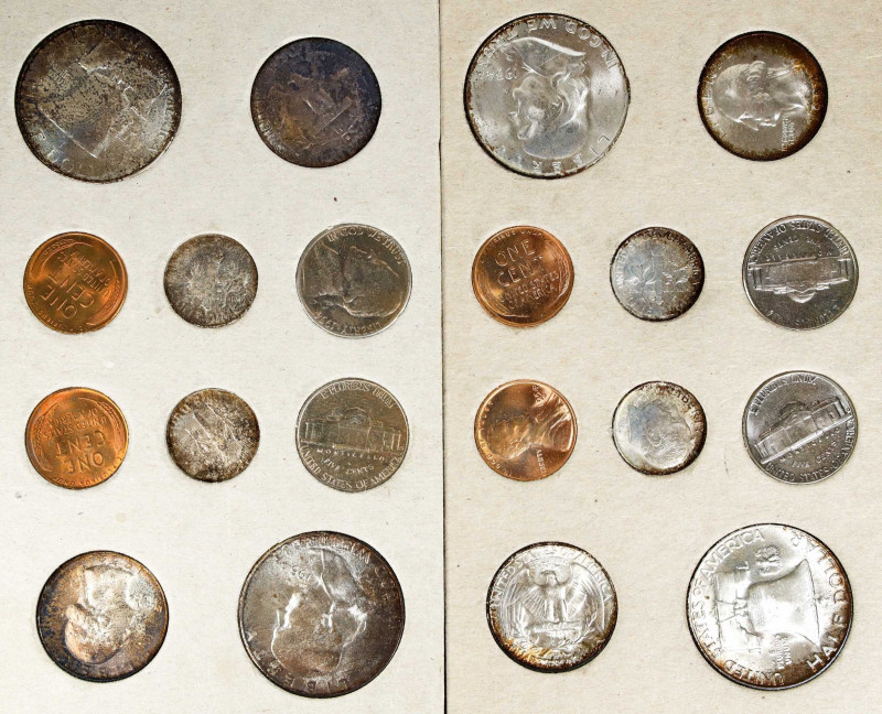 1954 Mint Set. Mint State (Uncertified).
Housed in the original U.S. Mint packa...