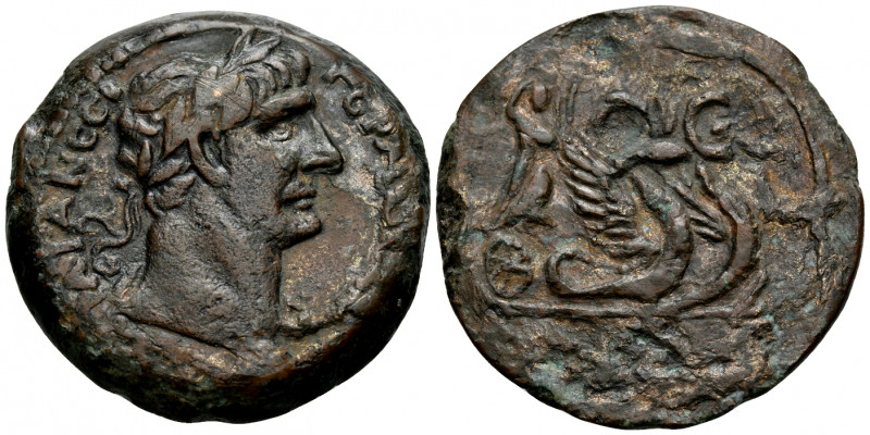 EGYPT. Alexandria. Trajan, 98-117. Drachm (Bronze, 21.2 mm, 34.20 g, 12 h), year...